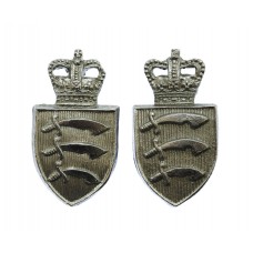 Pair of Essex Constabulary Collar Badges - Queen's Crown