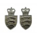 Pair of Essex Constabulary Collar Badges - Queen's Crown