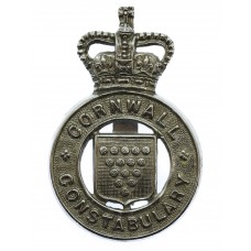 Cornwall Constabulary Cap Badge - Queen's Crown