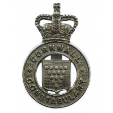 Cornwall Constabulary Cap Badge - Queen's Crown