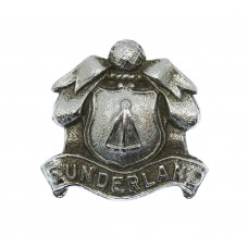 Sunderland Borough Police Chrome Collar Badge 