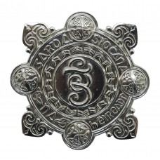 Garda Siochana (Irish Police) Chrome Cap Badge
