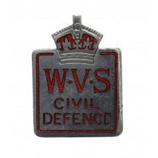 Women's Voluntary Service (W.V.S.) Civil Defence Lapel Badge