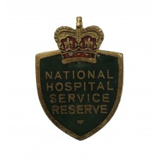 National Hospital Service Reserve Enamelled Lapel Badge - Queen's