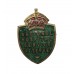 National Hospital Service Reserve Enamelled Lapel Badge - King's Crown