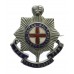 Royal Sussex Regiment Enamelled Sweetheart Brooch