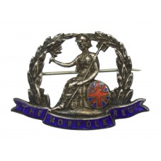 Norfolk Regiment Sterling Silver & Enamel Sweetheart Brooch