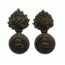Pair of Lancashire Fusiliers Officer's Service Dress Collar Badges