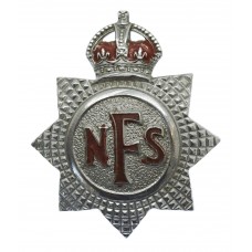 National Fire Service (N.F.S.) Cap Badge - King's Crown