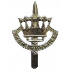 Home Counties Brigade Anodised (Staybrite) Cap Badge