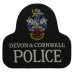Devon & Cornwall Police Cloth Bell Patch Badge