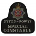 Dyfed-Powys Heddlu Police Special Constable Cloth Bell Patch Badge