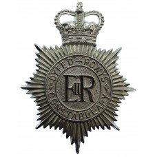 Dyfed-Powys Constabulary Helmet Plate - Queen's Crown