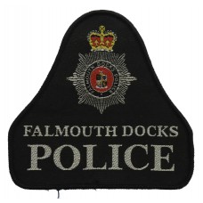 Falmouth Docks Police Cloth Bell Patch Badge