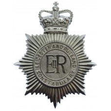 Leicester and Rutland Constabulary Helmet Plate - Queen's Crown