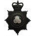 Lincolnshire Constabulary Night Helmet Plate - Queen's Crown