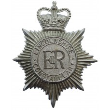 Lincolnshire Constabulary Helmet Plate (with slider) - Queen's Crown