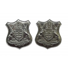 Pair of Nottingham City Police Collar Badges