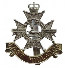 East Midlands University O.T.C. Anodised (Staybrite) Cap Badge