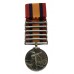 Queen's South Africa Medal (5 Clasps - Orange Free State, Laing's Nek, Belfast, Cape Colony, South Africa 1901) - Corpl. Shng-Smith G. Pegg, 18th Hussars