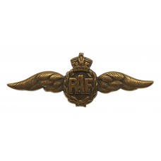 Royal Air Force (R.A.F.) Brass Sweetheart Brooch