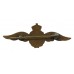 Royal Air Force (R.A.F.) Brass Sweetheart Brooch