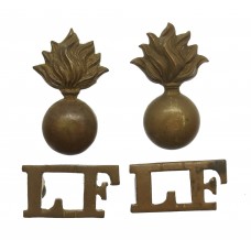Pair of Lancashire Fusiliers (Grenade/L.F.) Shoulder Titles