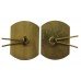 Pair of Yorkshire Regiment (Green Howards) Collar Badges