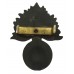 Royal Regiment of Fusiliers Black Plastic Cap Badge - Queen's Crown