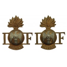 Pair of Royal Irish Fusiliers Shoulder Titles