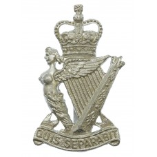 Royal Ulster Rifles Anodised (Staybrite) Cap Badge - Queen's Crown