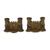 Pair of Victorian Suffolk Regiment Collar Badges