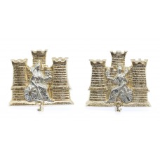 Pair of 1st Bn. Royal Anglian Regiment Anodised (Staybrite) Colla
