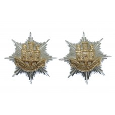 Pair of Royal Anglian Regiment Anodised (Staybrite) Collar Badges