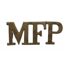 Military Foot Police (M.F.P.) Shoulder Title