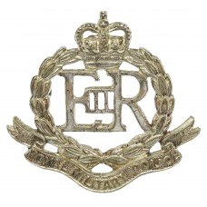 Royal Military Police (R.M.P.) Officer's Silvered Cap Badge