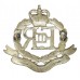 Royal Military Police (R.M.P.) Officer's Silvered Cap Badge