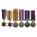 WW2, General Service Medal (Clasp - Palestine 1945-48) and Long Service & Good Conduct Medal Group of Six - W.O.Cl.2. G. Wade, Royal Army Service Corps