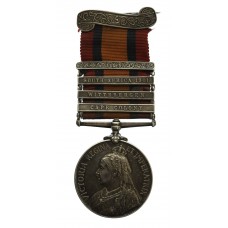 Queen's South Africa Medal (3 Clasps - Cape Colony, Wittebergen, 