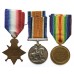 WW1 1914-15 Star Medal Trio - Pte. W. Laird, 1/6th Bn. Seaforth Highlanders - Died of Wounds 2/8/17