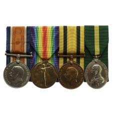 WW1 British War Medal, Victory Medal, T.F.W.M. and T.F.E.M. Medal
