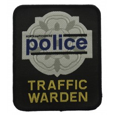 Northamptonshire Police Traffic Warden Cloth Patch Badge
