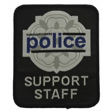 Northamptonshire Police Support Staff Cloth Patch Badge