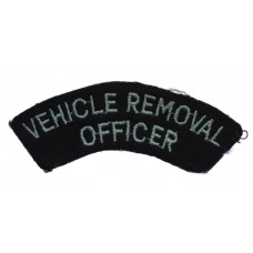 Metropolitan Police Vehicle Removal Officer Cloth Shoulder Title