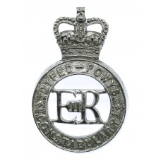 Dyfed-Powys Constabulary Cap Badge - Queen's Crown
