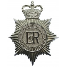Gwent Constabulary Helmet Plate - Queen's Crown