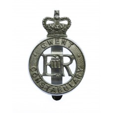 Gwent Constabulary Small Size Cap Badge - Queen's Crown