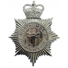 Northumbria Police Helmet Plate - Queen's Crown