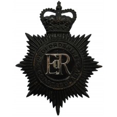 Bedfordshire Constabulary Night Helmet Plate - Queen's Crown