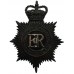 Bedfordshire Constabulary Night Helmet Plate - Queen's Crown